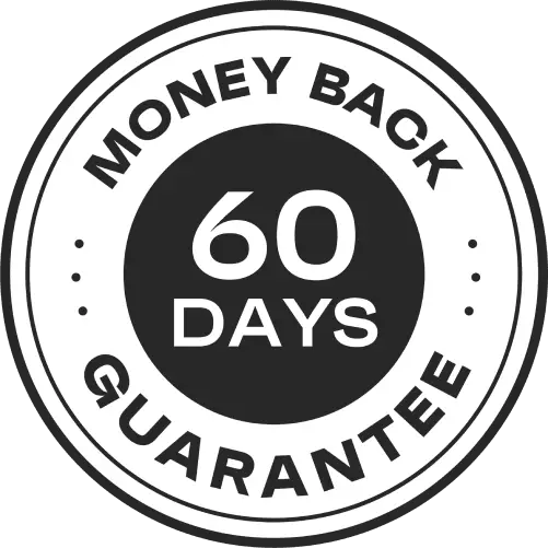 Reticlear 60 day money back guarantee badge
